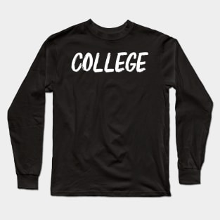 College Long Sleeve T-Shirt